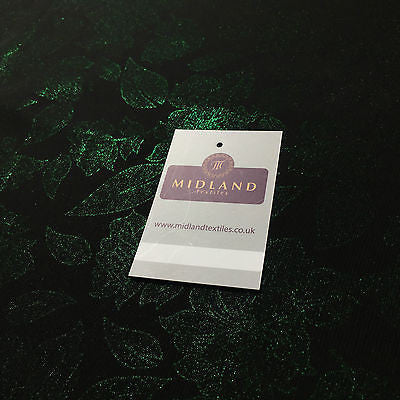 Black Floral Crinkle foggy foil chiffon printed dance fabric 44' M694 Mtex - Midland Textiles & Fabric