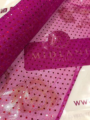 Sequin 3mm fabric sparkly shiny american knit 100cm Clothing M66 Mtex - Midland Textiles & Fabric