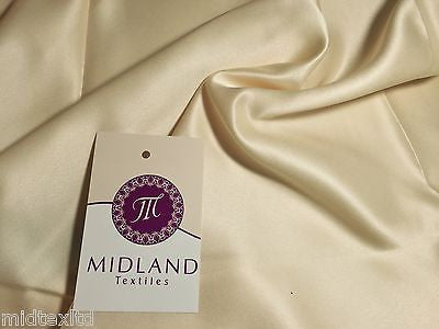 Peau-De-Soie 100% Polyester medium  Matt Satin wedding dresses fabric M601 - Midland Textiles & Fabric