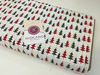 Red Christmas themed Characters 100% Cotton Patchwork & Crafting Fabric 45' - Midland Textiles & Fabric