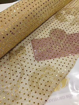 Sequin 3mm fabric sparkly shiny american knit 100cm Clothing M66 Mtex - Midland Textiles & Fabric