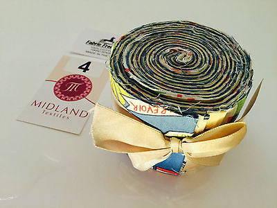 Mini Jelly Rolls 20 strippers 100% cotton 2.5' Width by 42' length M551 Mtex - Midland Textiles & Fabric