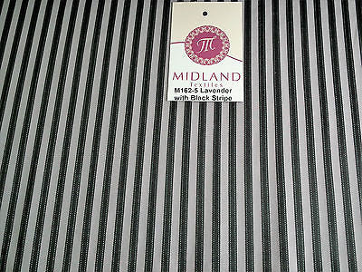 VERTICAL SATIN STRIPE FABRIC NON-STRETCH M162 MIDTEX - Midland Textiles & Fabric