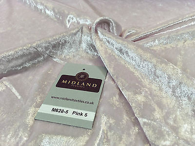 Crushed Velvet Velour One way stretch Dress & Craft Fabric 58' M628 Mtex - Midland Textiles & Fabric