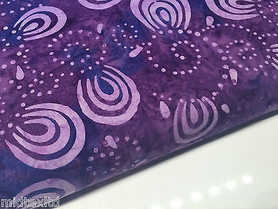 Swirl and dot design contrasting colours Bali batik fabric 100% Cotton M525 Mtex - Midland Textiles & Fabric