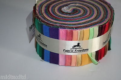 Jelly Rolls 40 strippers 100% cotton 2.5' Width by 42' length M550 Mtex - Midland Textiles & Fabric
