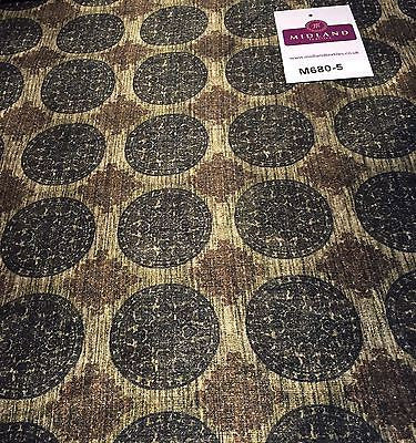 Woven Tussar 100% Silk Printed dress and cushion Fabric 44' M680 Mtex - Midland Textiles & Fabric