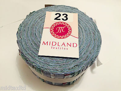 Jelly Rolls 40 strippers 100% cotton 2.5' Width by 42' length M550 Mtex - Midland Textiles & Fabric