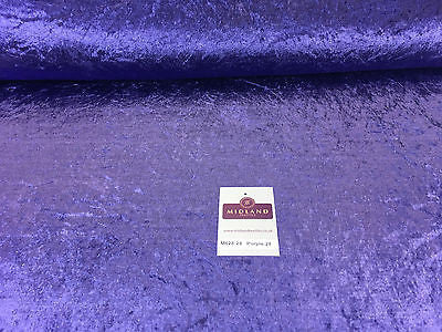 Crushed Velvet Velour One way stretch Dress & Craft Fabric 58' M628 Mtex - Midland Textiles & Fabric