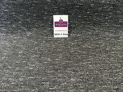 Salt and Pepper one way stretch jersey raw knit dress fabric 58' wide M631 Mtex - Midland Textiles & Fabric