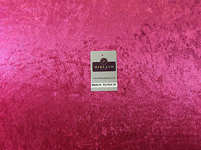Crushed Velvet Velour One way stretch Dress & Craft Fabric 58' M628 Mtex - Midland Textiles & Fabric