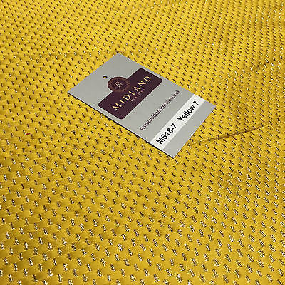 Indian Metallic Shimmer Lame Banarsi Jacquard Brocade Fabric 44' Wide M618 - Midland Textiles & Fabric