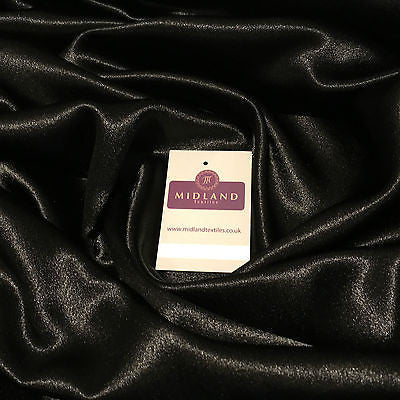 Satin Backed Crepe Bridal & Evening Dress Fabric Medium Weight 44' M688 Mtex - Midland Textiles & Fabric
