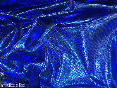 SHIMMER LAME FOIL FABRIC ON BLACK JERCEY STRETCHY WITH CHECK EFFECT 60