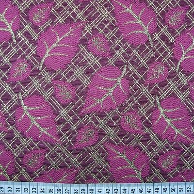 Indian Gold Metallic leaf brocade waistcoat, jacket fabric 58" M709 Mtex - Midland Textiles & Fabric