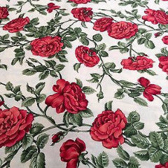 44" Floral Print 100% Cotton Fabric Craft Renaissance Patchwork M302 Mtex - Midland Textiles & Fabric