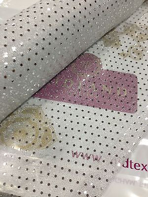 Sequin 3mm fabric sparkly shiny american knit 100cm Clothing M66 Mtex - Midland Textiles & Fabric