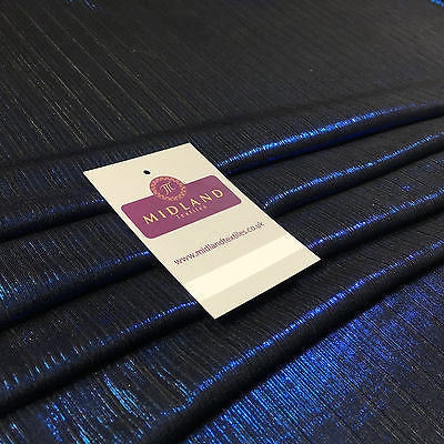 Shiny Metallic Corduroy Lame 1 way stretch Dress Fabric 40' wide M699 Mtex - Midland Textiles & Fabric