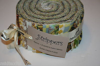 Jelly Rolls 40 strippers 100% cotton 2.5' Width by 42' length M550 Mtex - Midland Textiles & Fabric