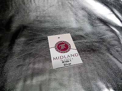 Metallic Shiny Stretchy foil Polyester Nylon Spandex Mix 58' Wide M100 Mtex - Midland Textiles & Fabric
