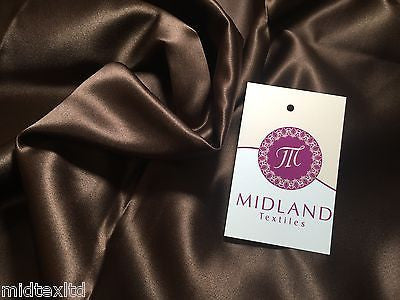 Peau-De-Soie 100% Polyester medium  Matt Satin wedding dresses fabric M601 - Midland Textiles & Fabric