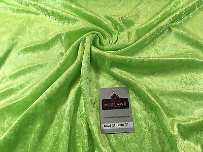 Crushed Velvet Velour One way stretch Dress & Craft Fabric 58