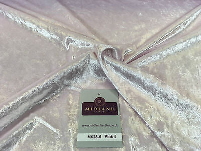Crushed Velvet Velour One way stretch Dress & Craft Fabric 58' M628 Mtex - Midland Textiles & Fabric