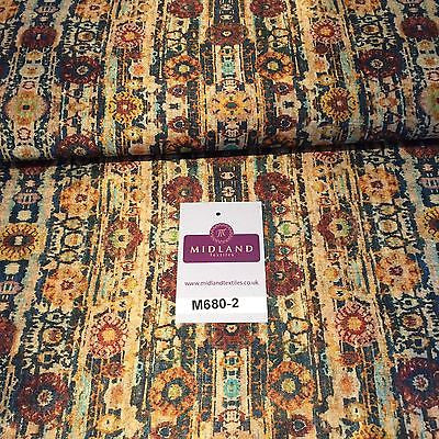 Woven Tussar 100% Silk Printed dress and cushion Fabric 44' M680 Mtex - Midland Textiles & Fabric