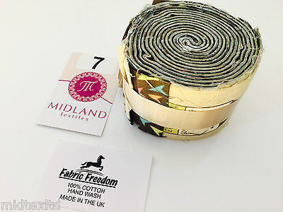 Mini Jelly Rolls 20 strippers 100% cotton 2.5' Width by 42' length M551 Mtex - Midland Textiles & Fabric