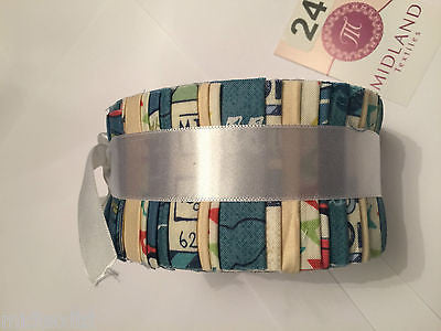 Jelly Rolls 40 strippers 100% cotton 2.5' Width by 42' length M550 Mtex - Midland Textiles & Fabric