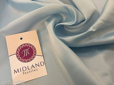 Peau-De-Soie 100% Polyester medium  Matt Satin wedding dresses fabric M601 - Midland Textiles & Fabric