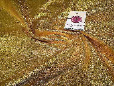 Metallic Shiny Tissue Lame Craft and Dress Fabric 55' wide M101 Mtex - Midland Textiles & Fabric