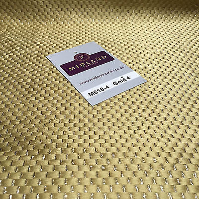 Indian Metallic Shimmer Lame Banarsi Jacquard Brocade Fabric 44' Wide M618 - Midland Textiles & Fabric