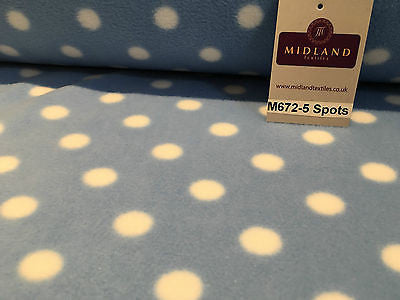 Anti pil polar Printed fleece ideal for throws blankets 150cm wide M672 Mtex - Midland Textiles & Fabric