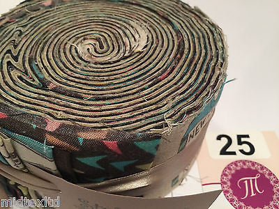 Jelly Rolls 40 strippers 100% cotton 2.5' Width by 42' length M550 Mtex - Midland Textiles & Fabric