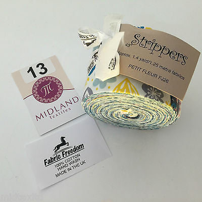 Mini Jelly Rolls 20 strippers 100% cotton 2.5' Width by 42' length M551 Mtex - Midland Textiles & Fabric