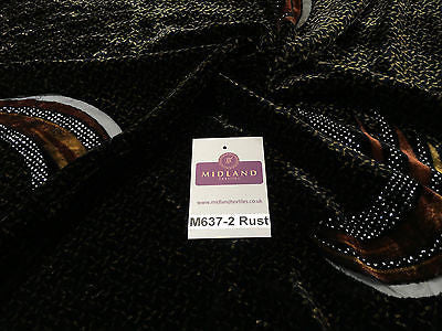 Burnout Velvet with Spangle Glitter dress fabric 55' wide M637 Mtex - Midland Textiles & Fabric