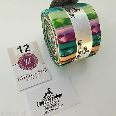 Mini Jelly Rolls 20 strippers 100% cotton 2.5' Width by 42' length M551 Mtex - Midland Textiles & Fabric