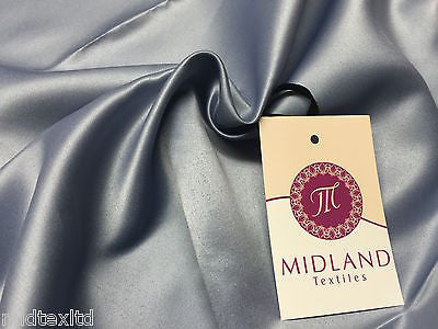 Peau-De-Soie 100% Polyester medium  Matt Satin wedding dresses fabric M601 - Midland Textiles & Fabric
