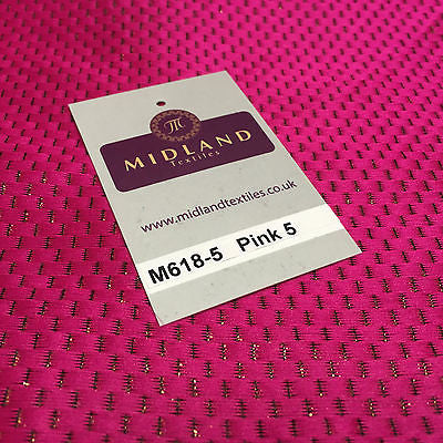 Indian Metallic Shimmer Lame Banarsi Jacquard Brocade Fabric 44' Wide M618 - Midland Textiles & Fabric