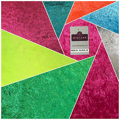 Crushed Velvet Velour One way stretch Dress & Craft Fabric 58' M628 Mtex - Midland Textiles & Fabric