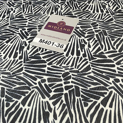 Navy and White Chiffon Youryu High Street Printed Dress Fabric 58" M401-36 Mtex - Midland Textiles & Fabric