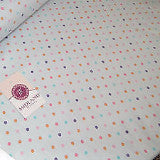 5mm Spot Polka Dots Multi Coloured Dress Craft 100% Cotton Poplin Fabric 45' M21 - Midland Textiles & Fabric