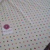 5mm Spot Polka Dots Multi Coloured Dress Craft 100% Cotton Poplin Fabric 45' M21 - Midland Textiles & Fabric