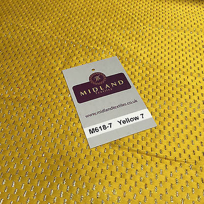 Indian Metallic Shimmer Lame Banarsi Jacquard Brocade Fabric 44' Wide M618 - Midland Textiles & Fabric