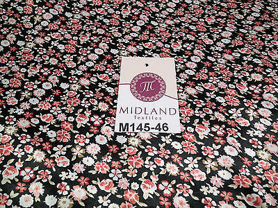 Floral Ditsy Printed Silky Smooth Satin Dress Fabric 58