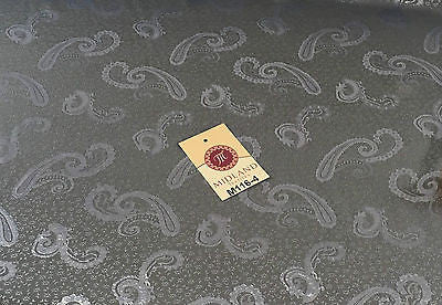 Two Toned Paisley Satin Jacquard Dress Fabric 58