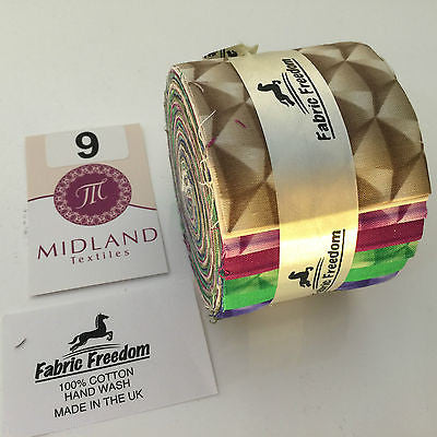 Mini Jelly Rolls 20 strippers 100% cotton 2.5' Width by 42' length M551 Mtex - Midland Textiles & Fabric