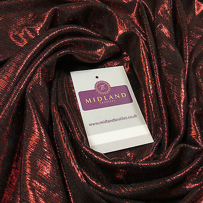 Shiny Metallic Corduroy Lame 1 way stretch Dress Fabric 40' wide M699 Mtex - Midland Textiles & Fabric