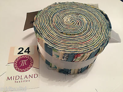 Jelly Rolls 40 strippers 100% cotton 2.5' Width by 42' length M550 Mtex - Midland Textiles & Fabric